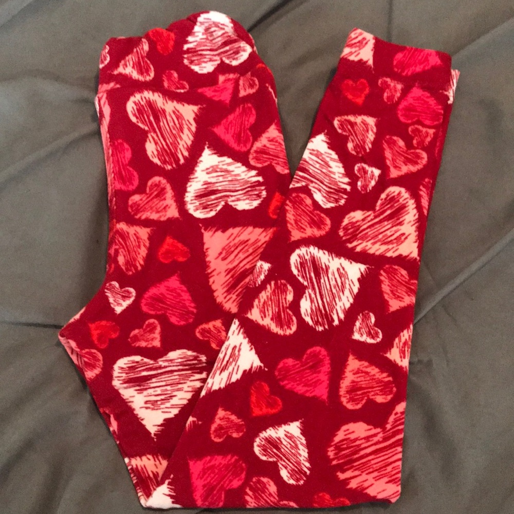 LuLaRoe kids S/M leggings. Worn once